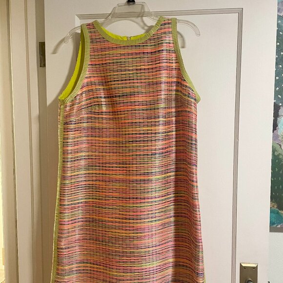 Alex Marie Neon Shift Dress Size 14 - Picture 1 of 8